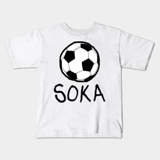 I love soccer Kids T-Shirt